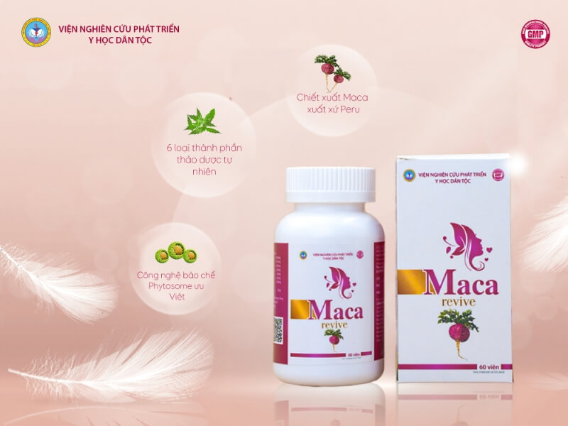 Sản phẩm chăm sóc sức khỏe phụ nữ Maca Revive